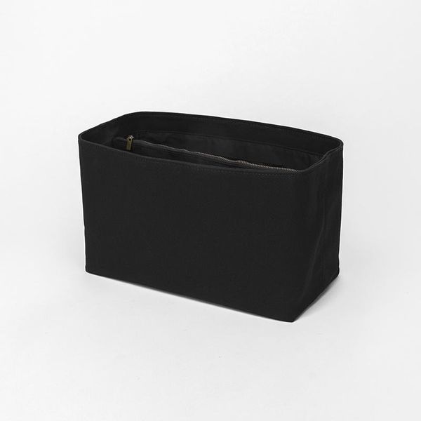

cosmetic bags & cases cotton canvas bag, middle inner liner, support tote partition, storage and finishing bag