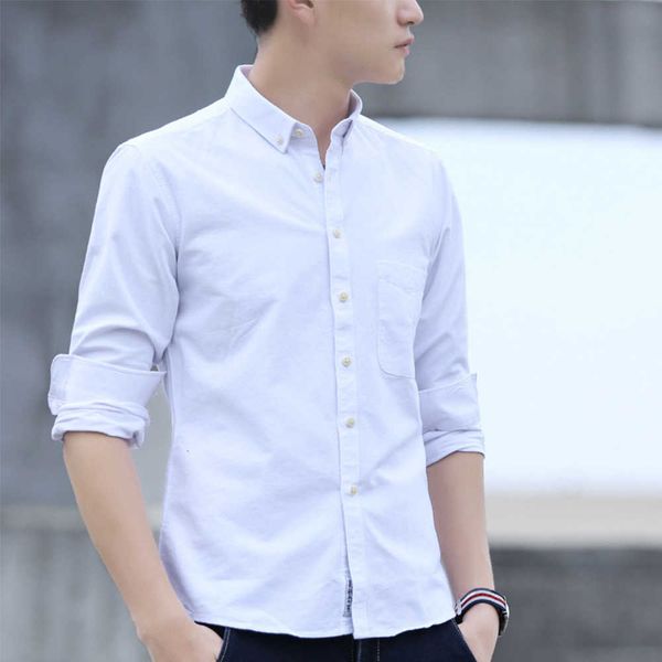 

men's long white shirt in summer half professional business suit the european and american short sleeve shirts, White;black