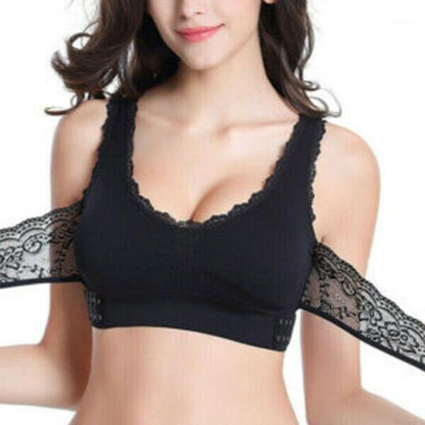 

gym clothing women sports bras summer sleeveless yoga training home solid lace wrap ladies stretch fitness exercise size1, White;black