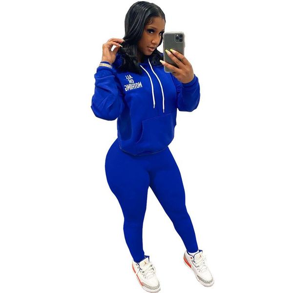 

active wear women set two sets autumn hooded neck long sleeve pocket pants 2 piece women jogger sets sweatshirt, Gray