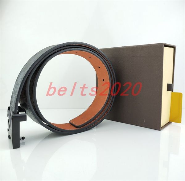 

2020 with box designer belt luxury belts for men women l big buckle belt fashion mens leather belts wholesale ing, Black;brown