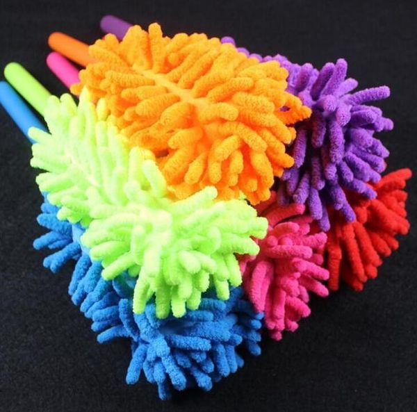 

dust removal feather dusters handle extendable soft brushes portable home bedroom car cleaning tool dha290