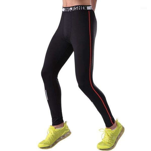 

basketball running tights men compression yoga tights sports boys fitness leggins pants jogging football training running1, Black;blue