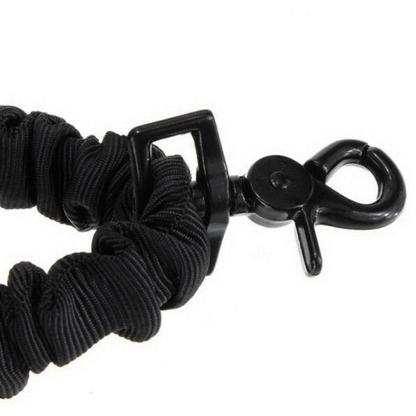 

outdoor multi-function nylon adjustable tactical single point bungee rifle airsoft sling hunting gun strap army green