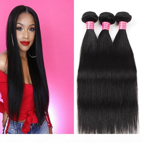 

indian hair kinky straight body wave loose deep wave kinky curly human hair bundles weft wholesale malaysian peruvian hair extensions, Black