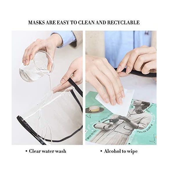 

bucket transparent mask with face shield anti-pollution hat for women epidemic protection sand proof fis