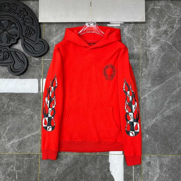 

fashiondemon street tide ch crowe's heart cross new casual hip hop mattyboy hand-painted graffiti sweater 8399, Black