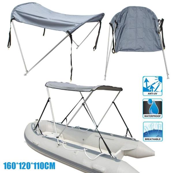 

bimini sunshade shelter flatable boat pvc boat dinghy raft accessory sunshine protection pvc fishing awning tent canopy