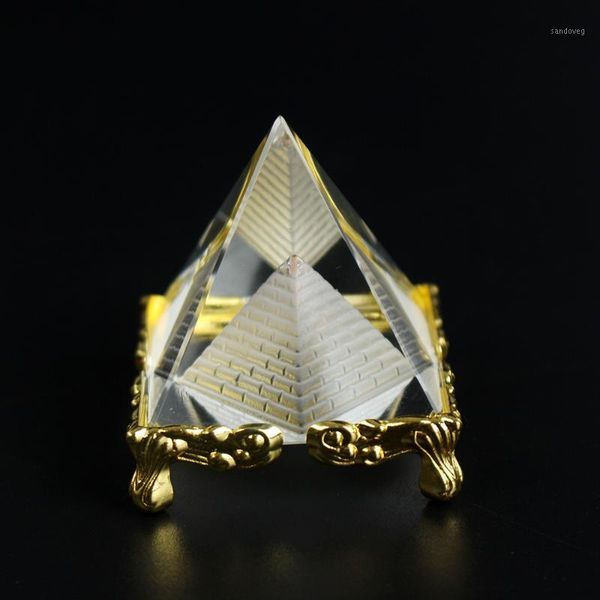 

energy healing small feng shui egypt egyptian crystal clear pyramid ornament home decor living room decoration1