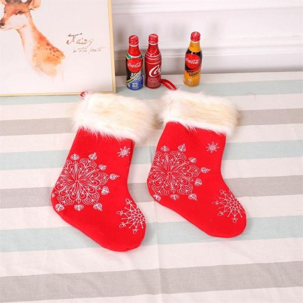 

christmas decorations stockings linen embroidery socks gift bags pendant props home1