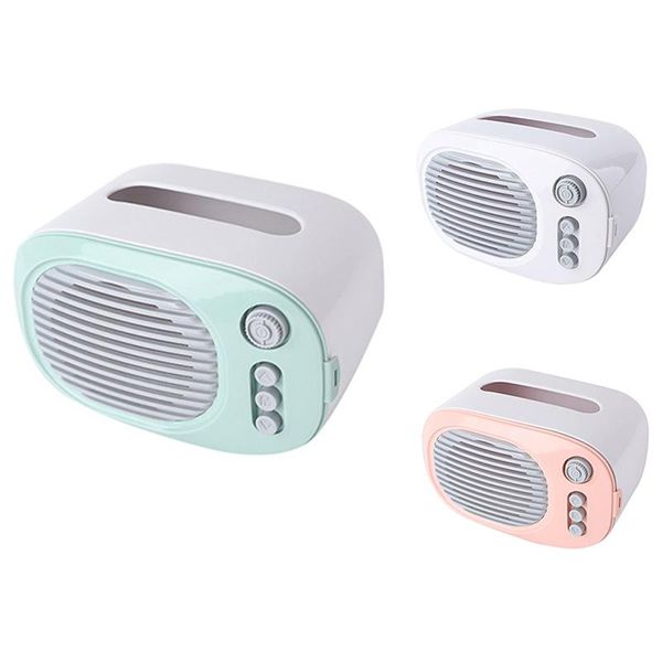 

botique-creative tissue box living room coffee table drawer boxes radio retro