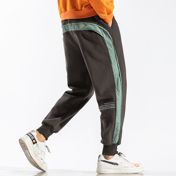 

2021 new spring black autumn green fashionable runners sweatpants male sweat pants ow92
