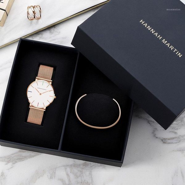 

women watch set with box bracelet japan movement fashion gift ladies wrist watch for quartz relogio feminino1, Slivery;brown