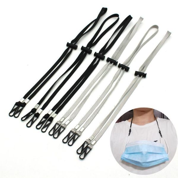 

adjustable extension face masks lanyard fisherman hat adjust buckle safety mask rest ear holder rope hanginng on neck dhb1363