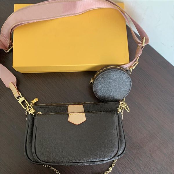 

sale 3 piece bags designers set women purses bag accessories luxury multi pochette three purse lady crossbody bags coin handbags tote i jotd, Red;black