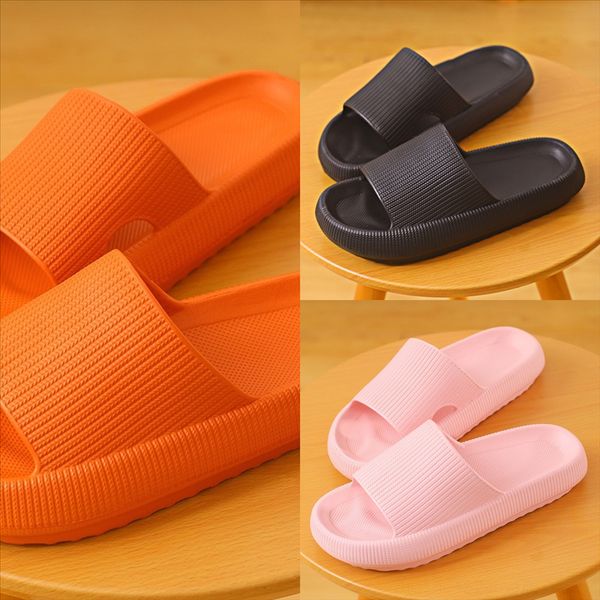 

v6ni fggs-ummer slippers heel home slides slippers flat beach men women slipper sandals shoes indoor, Black