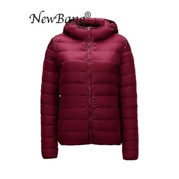 

2021 new 6xl 7xl 8xl large size womens ultra light down jacket women winter windproof feather coats 46oq, Black