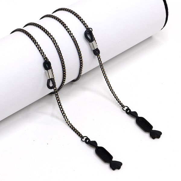 

2020 glasses cord halter fashion cool men simple black pendant chain sunglasses with eyeglasses neck chain holder accessories h jllxdm