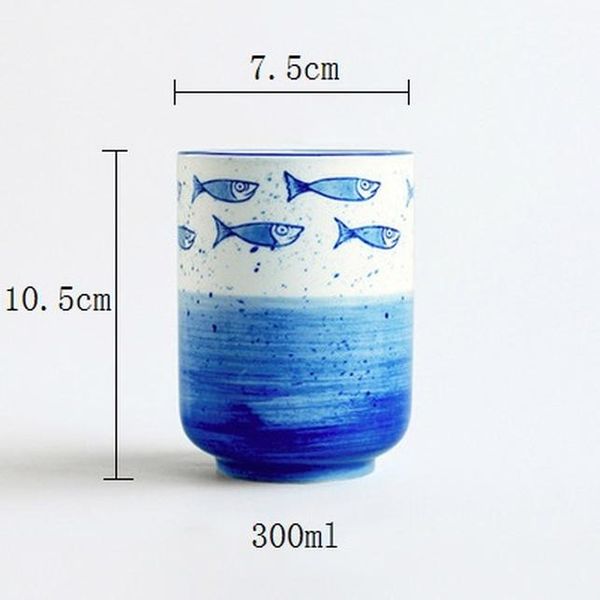 

chanshova chinese retro style high capacity 300ml creative hand painted ceramic teacup home office porcelain large tea cups h252 bbyeyn
