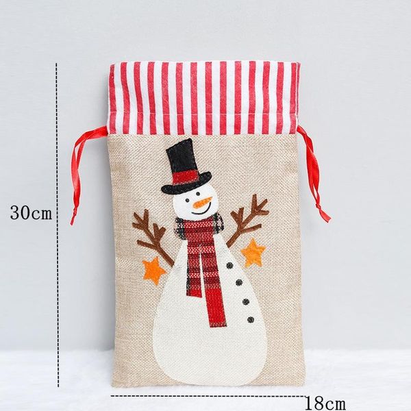 

lbsisi life рождественские конфеты подарочные упаковочные сумки 1830см новый год diy handmade biscuit поставляет украшения шоколад санта-кла