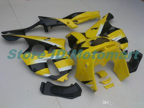 Corpo para Kawasaki ZX 636 600cc ZX-636 1994 1995 1996 1997 ZX636 ZX-6R ZX600 ZX 6 R6R ZX6R 94 95 97 97 Fairas pretas amarelas