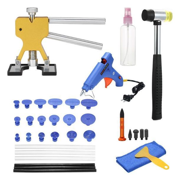 

paintless dent repair tools kit dent lifter puller glue tabs glue gun tools sticks 35pcs1