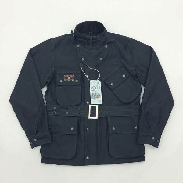 

classic five-pocket motorcycle with winter biker jacket for man b4j4, Black;brown