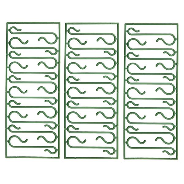 

500 шт. рождественские украшения крюк s-образной пвх крючок для елочкового дерева