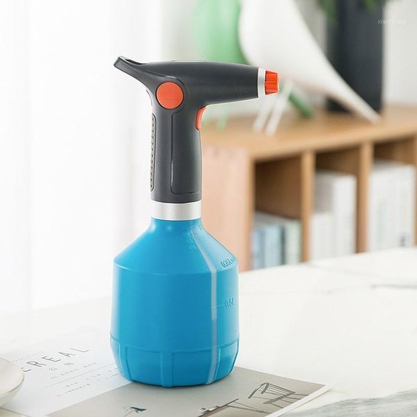 

1l portable electric pressure garden sprayer spray bottle kettle plant flowers watering can pressurized sprayer gardening tools1