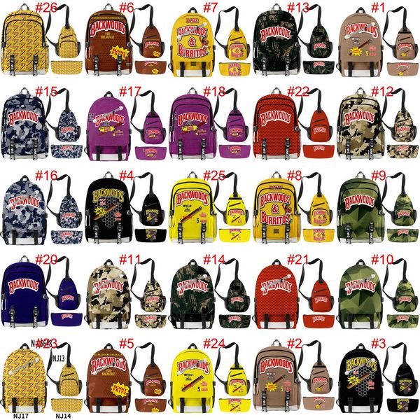 

26styles backwoods camo green черный рюкзак backwoods camo green black сумки 3pcsset sqcndu bdenet