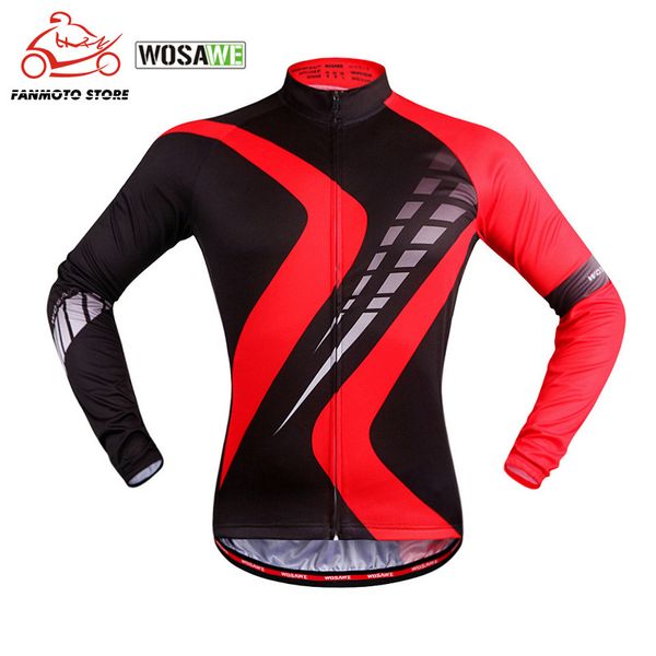 

spring autumn motorcycle long sleeve long sleeve jacket quick drying bicycle sportswear sweat bike jersey bike, Black