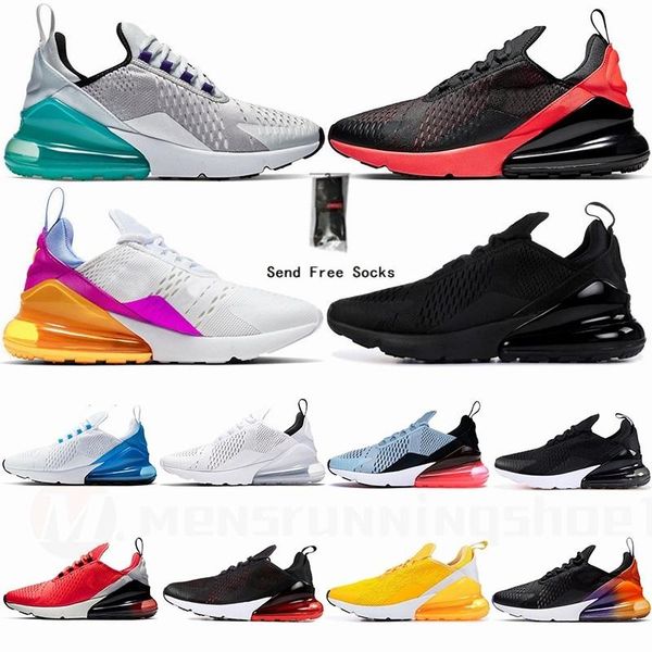 

2021 new cushion 270 sports sneakers mens sneakers shoes cny rainbow heel trainer road star platinum jade bred women 27c sneakers size 36-45