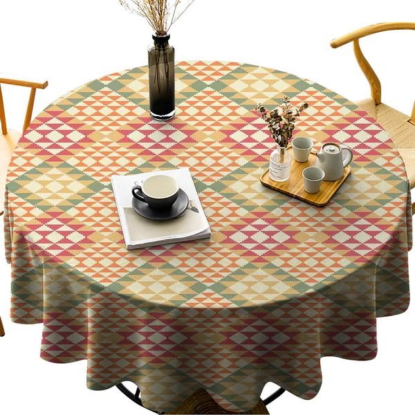 

круглый стол настольный покров