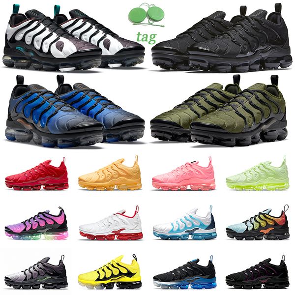 

2022 tn plus men running shoes triple black white yolk all red rough green swingman light bone obsidian zebra coquettish purple mens women t