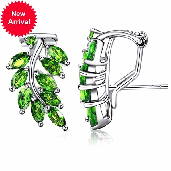 

hutang 3.0ct natural chrome diopside solid 925 silver sheet toys living fine jewels precious new green stone, Golden;silver
