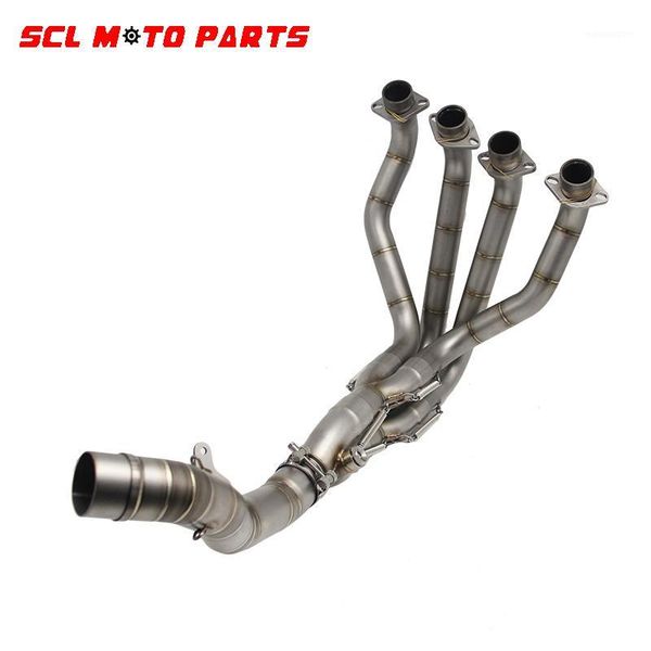 

alconstar-racing motorcycle exhaust muffler pipe modified for z10002010-1017 stainess steel front pipe tube full system1