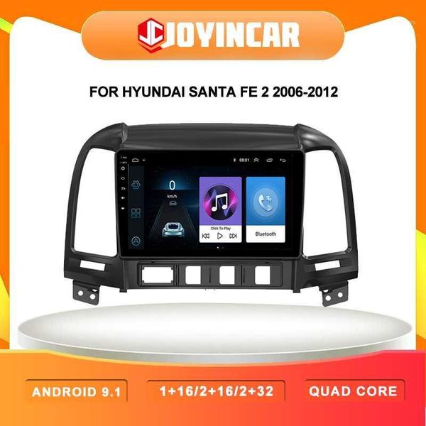 

car audio 2 din android 9.1 radio auto stereo gps navigation for santa fe 2006-2012 multimedia video player no dvd play1