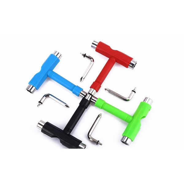 

solid skateboard tool metal skate t-tool all in one atb multifunction repairing wrench