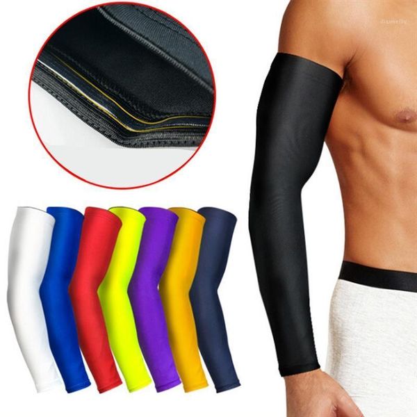 

elbow & knee pads sports arm compression sleeve basketball cycling warmer summer running protection volleyball sunscreen bands1, Black;gray