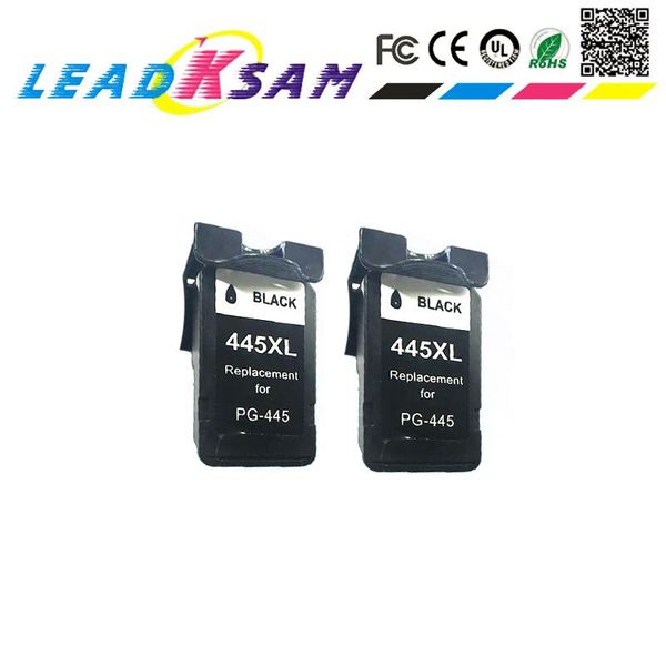 

ink cartridges 2x black pg445 xl pg445xl pg 445 445xl replacement for pixma ip2840 mx494 mg2440 mg2540