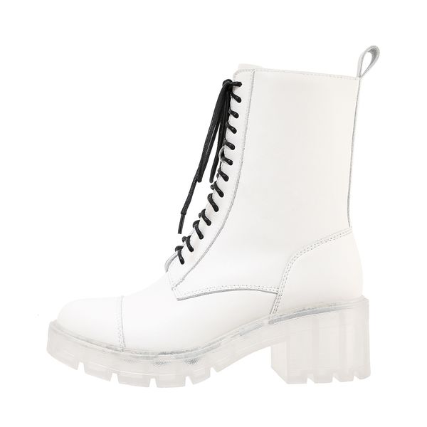 

boots 2021 women plus size europe and america transparent heel short women's shoes 1 x51n, Black