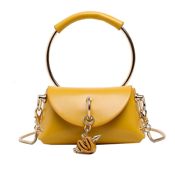 

elegant female mini tote bag 2020 summer new quality leather women's designer handbag chain shoulder messenger bag bolsos mujer