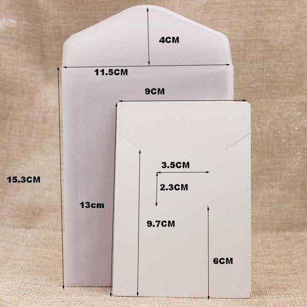

diy blank froster bag with inner card for jewelry necklace earring display package.white merchandise gifts decoration bag50pcs wmtxdy