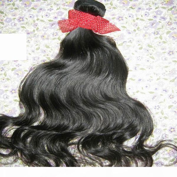 

natural 8a raw hair body wave filipino hhman hair unprocessed thick 3 bundles color #1b mink hair, Black