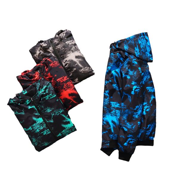 

mens jacket men spring jackets fashion mens hooded jackets outdoor casual camouflage zipper jacket 4 colors size m-5xl, Black;brown