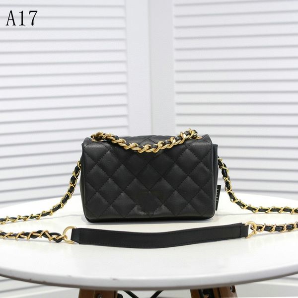 

designer shoulder bag designers womens handbags sheepskin leather luxury women fashion chains bags cross grain bag matte black