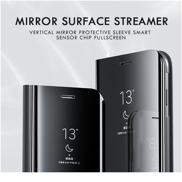 

smart mirror phone case for huawei p40 p30 p20 mate 30 20 pro 10 lite honor 20 pro 10 9 wmtxrj