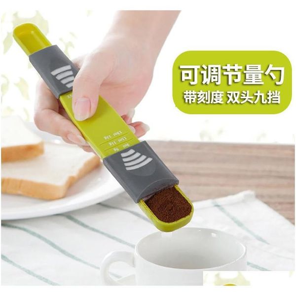 

adjustable scale measuring spoon new double end adjustable scale measuring spoon kitchen tool cre jlltgf dh_niceshop