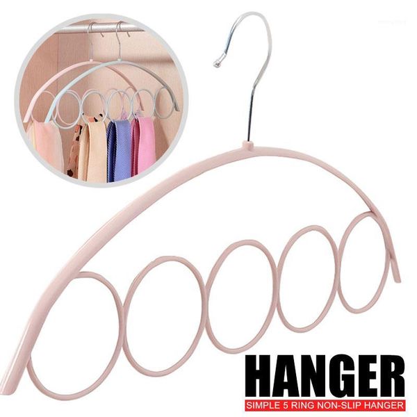 

convenient plastic belt racks 3 colors pants home scarf hang storage 5-hole scarf rack hanger device rack holder clothes1