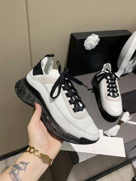 

2021 new selling luxury ladies casual shoes perfect shape fashion trend ladies outdoor casual sports shoes, Black